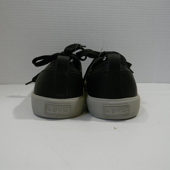 Levi's Black Faux Leather Sneakers NWOT - Picture 5 of 9